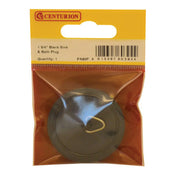 Plug - Sink Bath - Black - 1 3/4" - Pack of 5