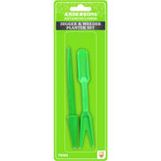 Dibber & Weeder Planting Set, Green, 2 Pack - Pack of 12