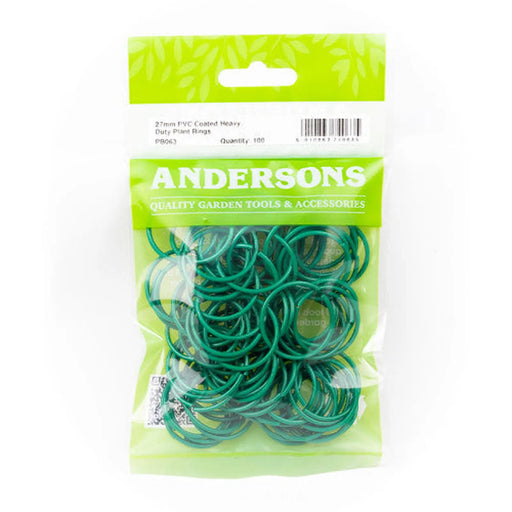 Heavy Duty Plant Rings, Green - Pack of 12