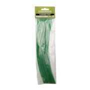 Garden Plant Ties, Green, 250mm - Pack of 12