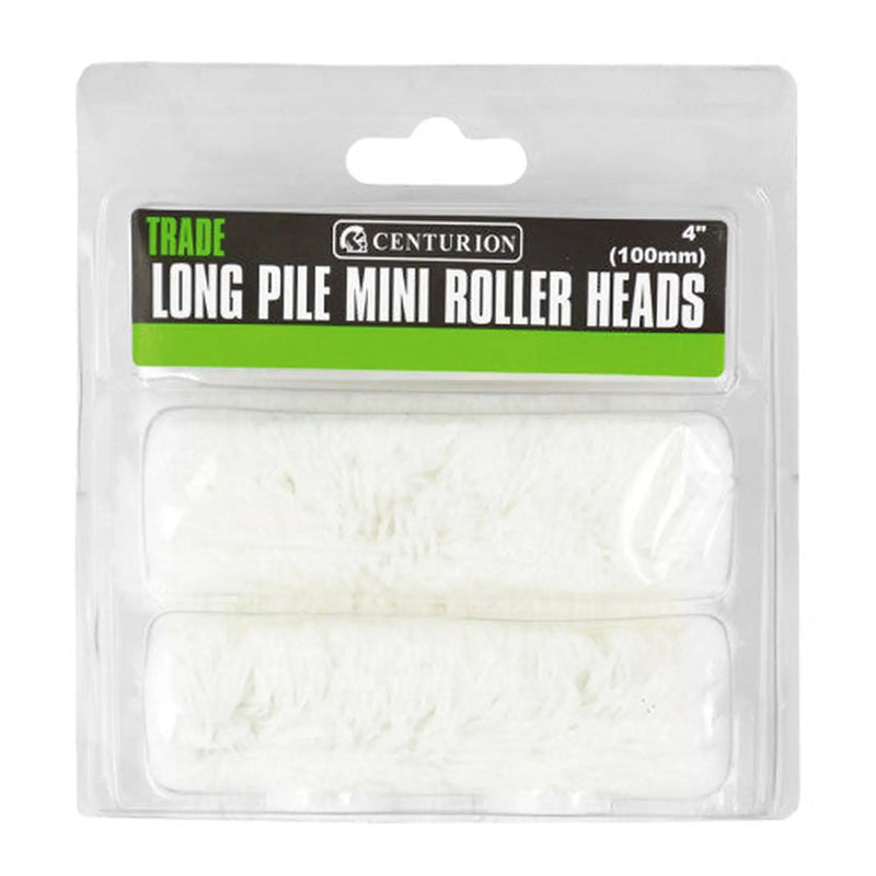 Trade Long Pile Mini Rollers, 100mm / 4" (Set of 2) - Pack of 10