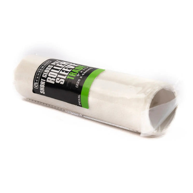 Trade Short Gloss Pile Roller Sleeve, 225mm x 44mm / 9" x 1¾" - Pack of 6