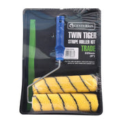 Trade Twin Tiger Stripe Roller and Tray, 225mm x 38mm / 9" - Pack of 10