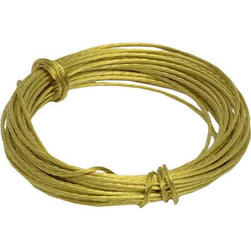 6m Brass Picture Wire - Pack of 10