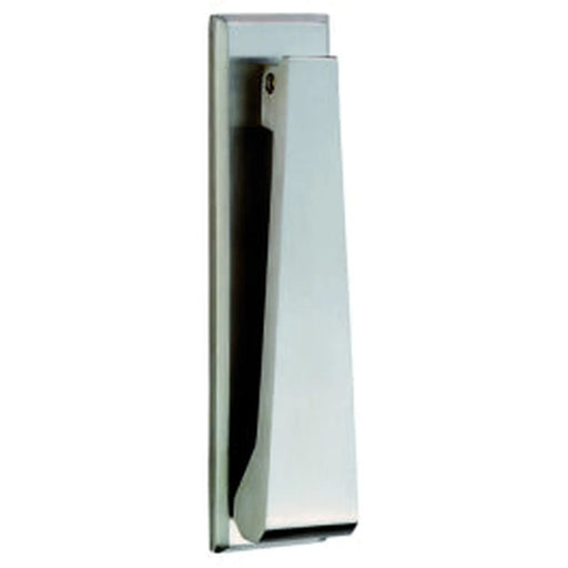 Door Knocker - 167 X 40Mm - Bolt Through Fixing - Satin Stainless Steel