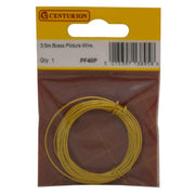 3.5m Brass Picture Wire - Pack of 5