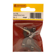 No 3 FB Double Picture Hooks (Pack of 2) - Pack of 5