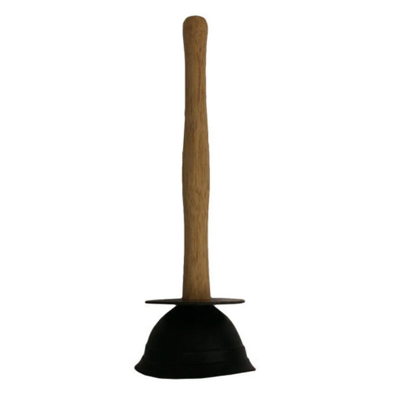 Small Wooden Handle Plunger - 175 x 100mm - Pack of 5