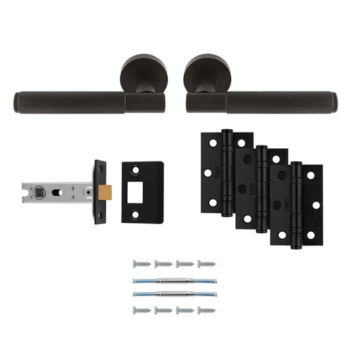 Lagos Latch Pack - Ultimate Door Pack - Matt Black