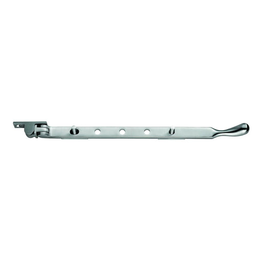 318Mm Bulb End Casement Stay - Satin Chrome 305MM