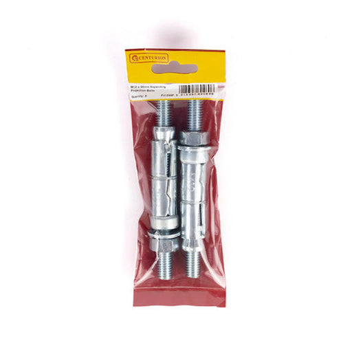 M12 x 30mm Expanding Projection Bolts (Packs of 2) - Pack of 5