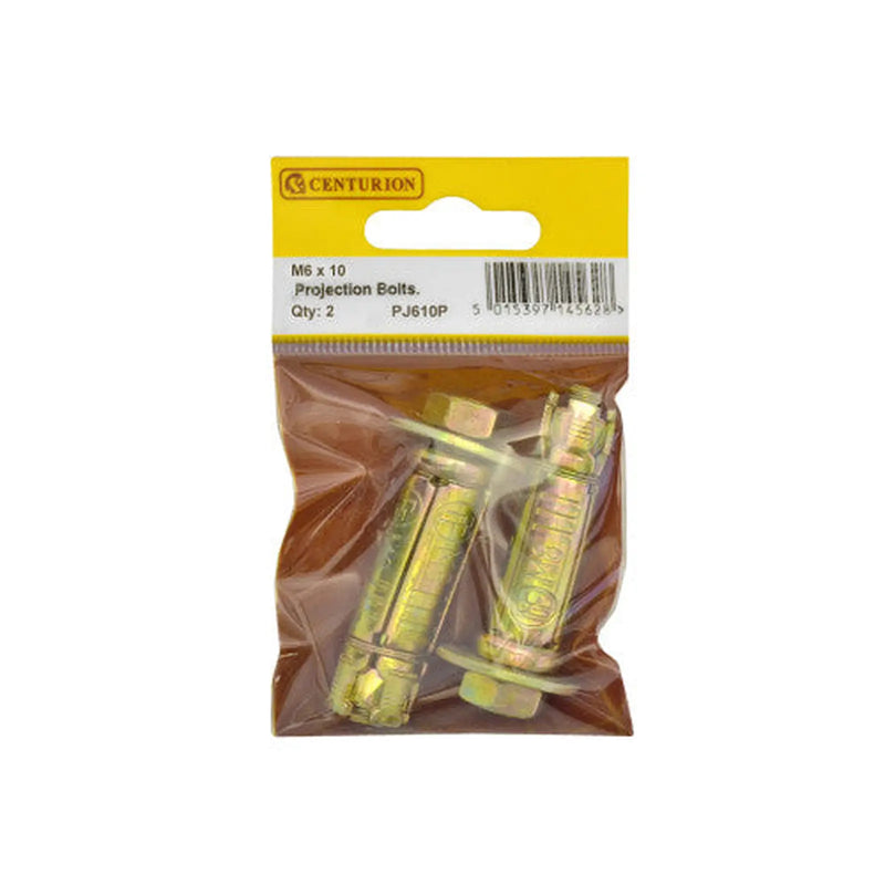 M6 x 10mm Expanding Projection Bolt  (Pack of 2) - Pack of 5