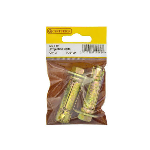 M6 x 10mm Expanding Projection Bolt  (Pack of 2) - Pack of 5