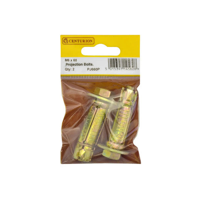 M6 x 50mm Expanding Projection Bolts  (Pack of 2) superseeded PJ650P - Pack of 5