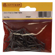 25mm Fine Cut Steel Tacks (50g) - Pack of 5