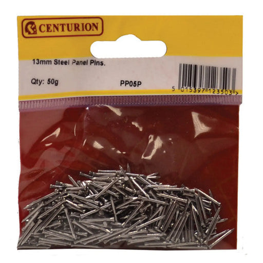 13mm Steel Panel Pins - Pack of 5