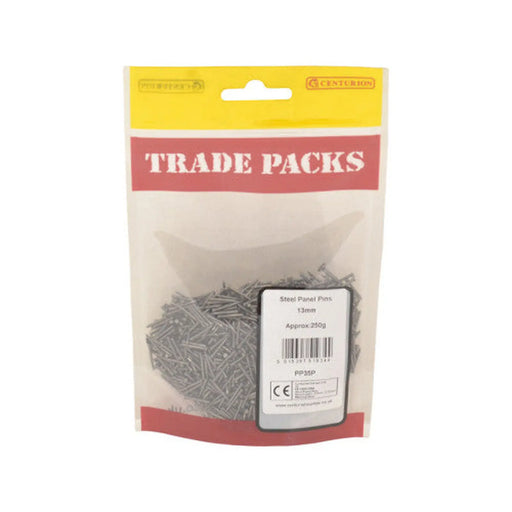 Panel Pins - Steel - 13mm - (250g Pack) - Pack of 5