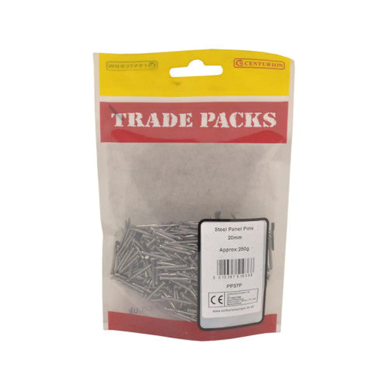 Panel Pins - Steel - 20mm - (250g Pack) - Pack of 5