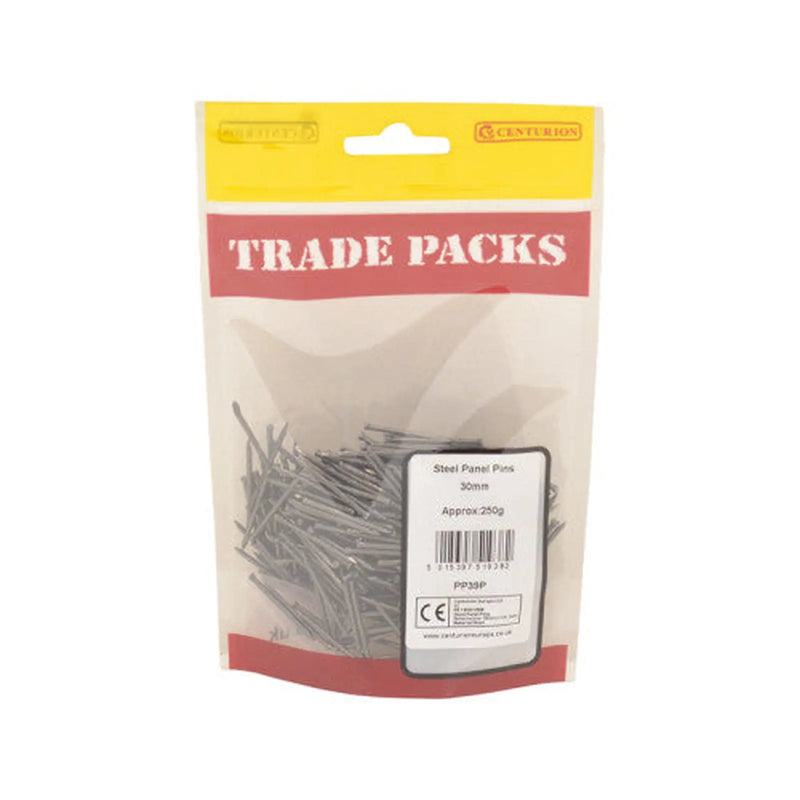 Panel Pins - Steel - 30mm - (250g Pack) - Pack of 5