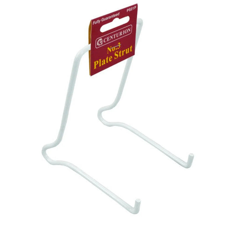No 3 (125mm) White Plastic Coated Wire Strut - Pack of 5
