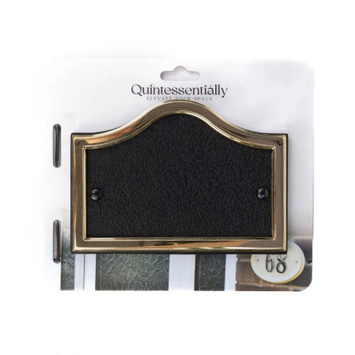 27 x 13cm Black/Gold Pullman Blank - Pack of 2