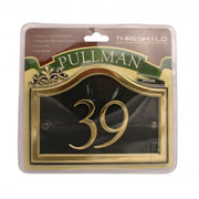 18cm x 13cm Black/Gold Pullman 39 - Pack of 2