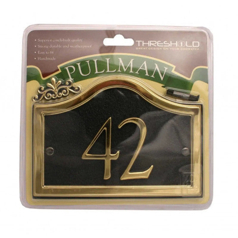 27 x 13cm Black/Gold Pullman 42 - Pack of 2
