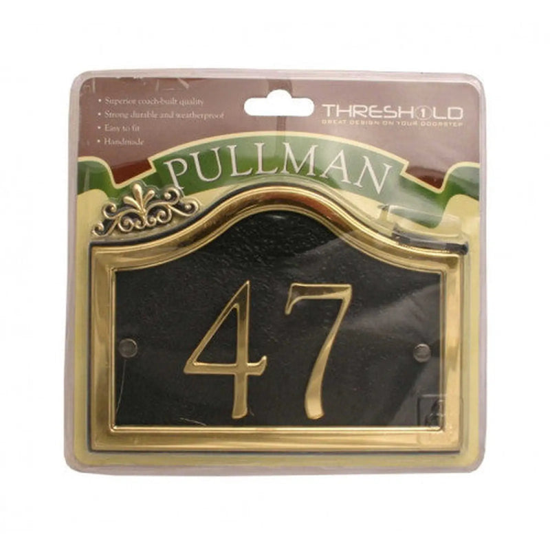 27 x 13cm Black/Gold Pullman 47 - Pack of 2