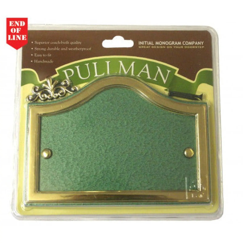 24 x 13cm Green/Gold Pullman Blank - Pack of 5