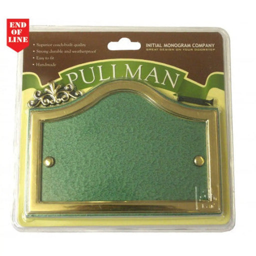 24 x 13cm Green/Gold Pullman Blank - Pack of 5