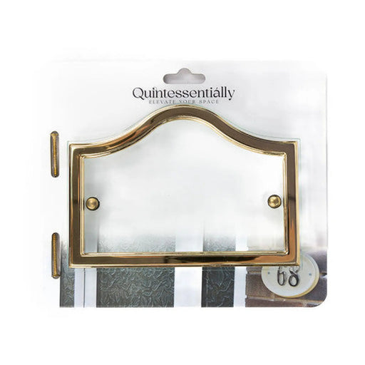 22 x 13cm Glass Eff/Gold Pullman Blank - Pack of 5