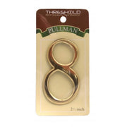 2 1/2" Gold Effect Pullman Numeral 8 - Pack of 5