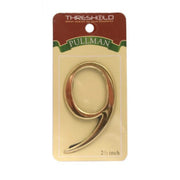 2 1/2" Gold Effect Pullman Numeral 9 - Pack of 5