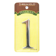 2 1/2" Silver Effect Pullman Numeral 1 - Pack of 5