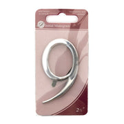 2 1/2" Silver Effect Pullman Numeral 9 - Pack of 5