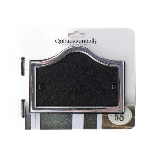 26 x 13cm Black/Silver Pullman Blank - Pack of 2