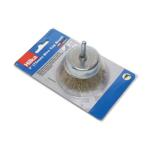 Rotary Wire Cup Brush, 3" - Pack of 5