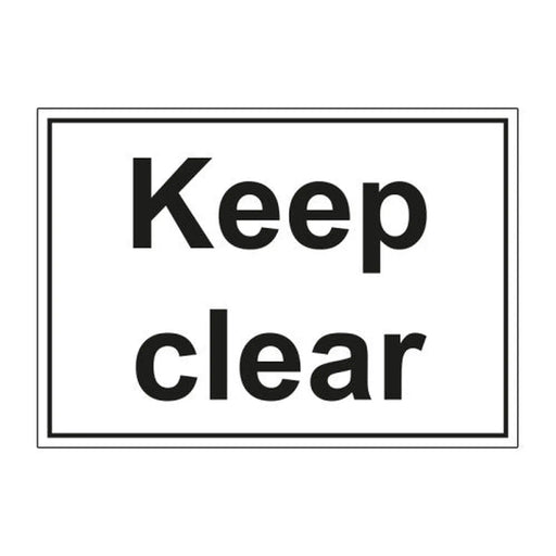 Keep clear 1.2mm Recyclable PP (148 x 210mm) - Min Order 2