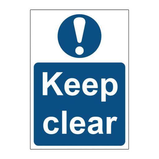 Keep clear blue1.2mm Recyclable PP (148 x 210mm) - Min Order 2