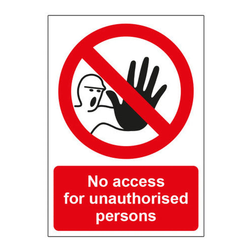 No access 1.2mm Recyclable PP (148 x 210mm) - Min Order 2