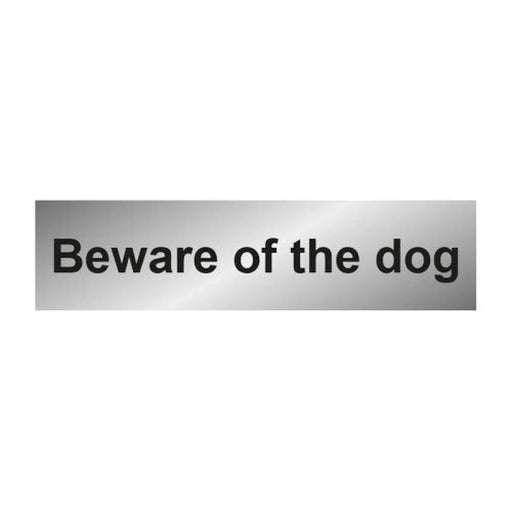 Beware  1.2mm Recyclable PP - SILVER (200 x 50mm) - Min Order 4