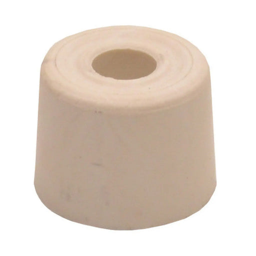 28mm White Plastic Door Stops - Pack of 50