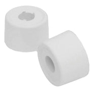 35mm White Plastic Door Stops - Pack of 50