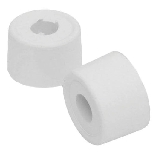 35mm White Plastic Door Stops - Pack of 50