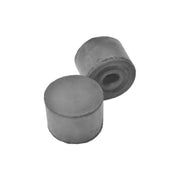 35mm Black Rubber Door Stops - Pack of 20