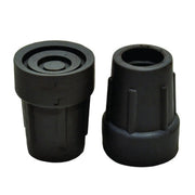19mm Black Rubber Crutch Ferrule - Pack of 20