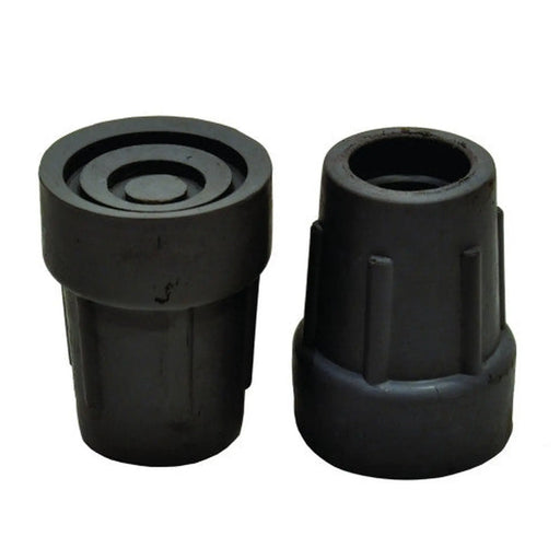 19mm Black Rubber Crutch Ferrule - Pack of 20