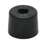 28mm Black Plastic Door Stop - Pack of 50