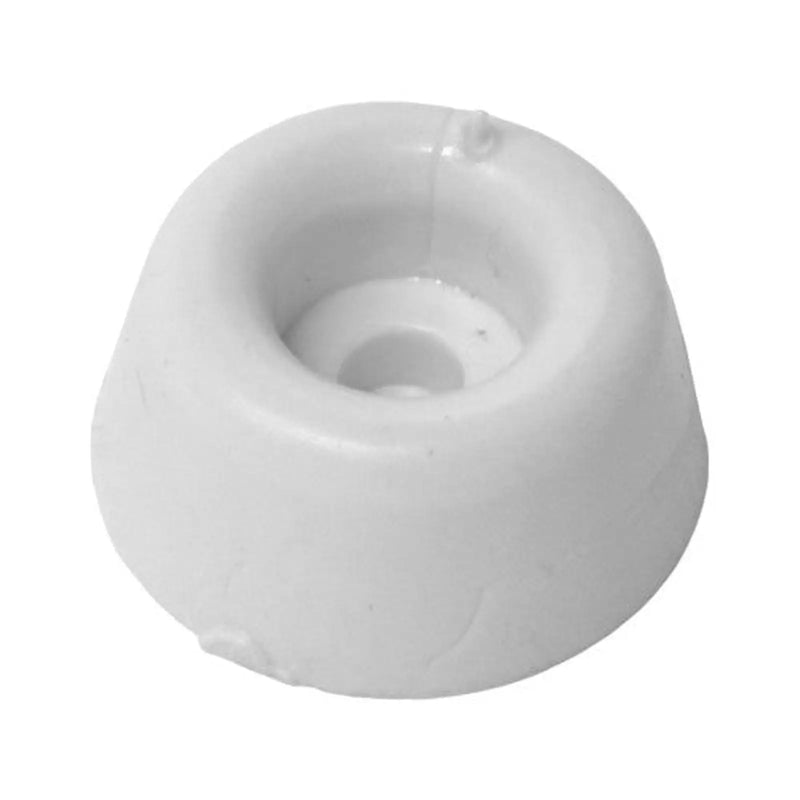 19mm White Seat Buffers - Pack of 100
