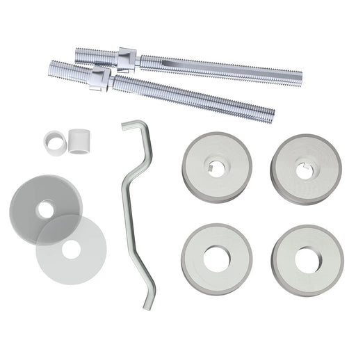 Back To Back Fixing Pack - 16Mm Dia. Pull Handle - Satin Stainless Steel